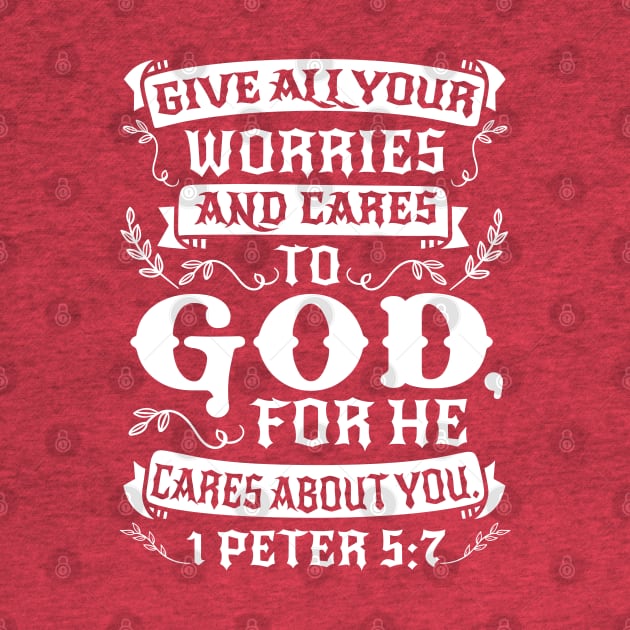 1 Peter 5:7 by Plushism